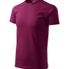 Koszulka męska Basic P020690F fuksjowy