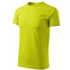 Koszulka męska Basic P020690F limetka
