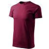 Koszulka męska Basic P020690F garnet