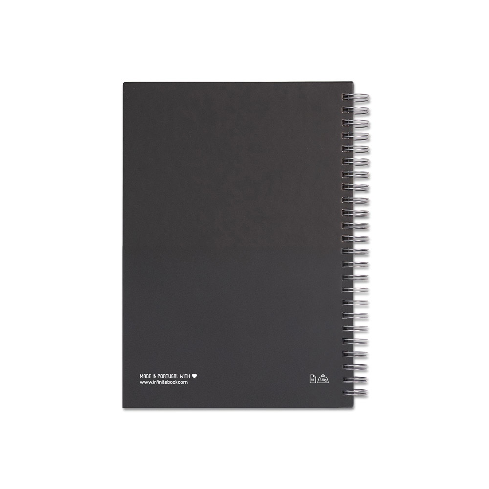 STARTER KIT INFINITEBOOK. Zestaw „Infinitebook” w twardej oprawie, 1 zestaw do czyszczenia, 1 marker i 1 uchwyt na długopis P134494S