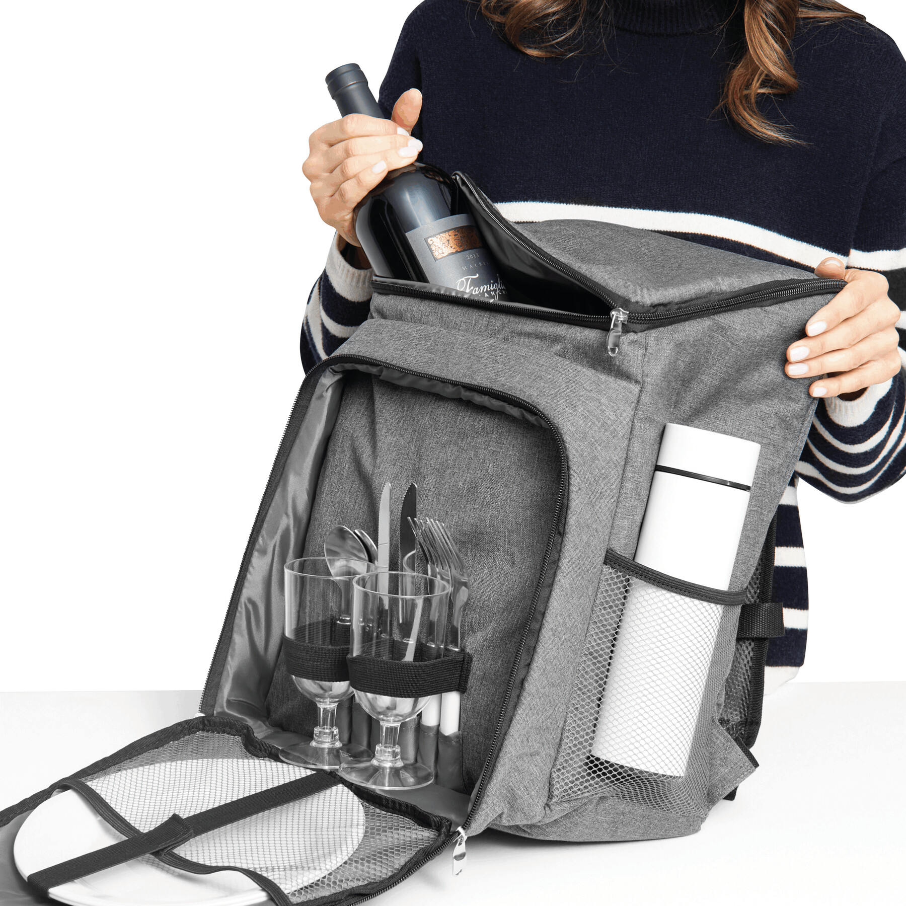 LEISURE DAY - Plecak piknikowy dla 2 osób P006422I