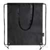 Worek ze sznurkami RPET P120671D czarny