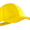 Czapka z daszkiem P110936D żółty