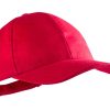 Czapka z daszkiem P110936D czerwony