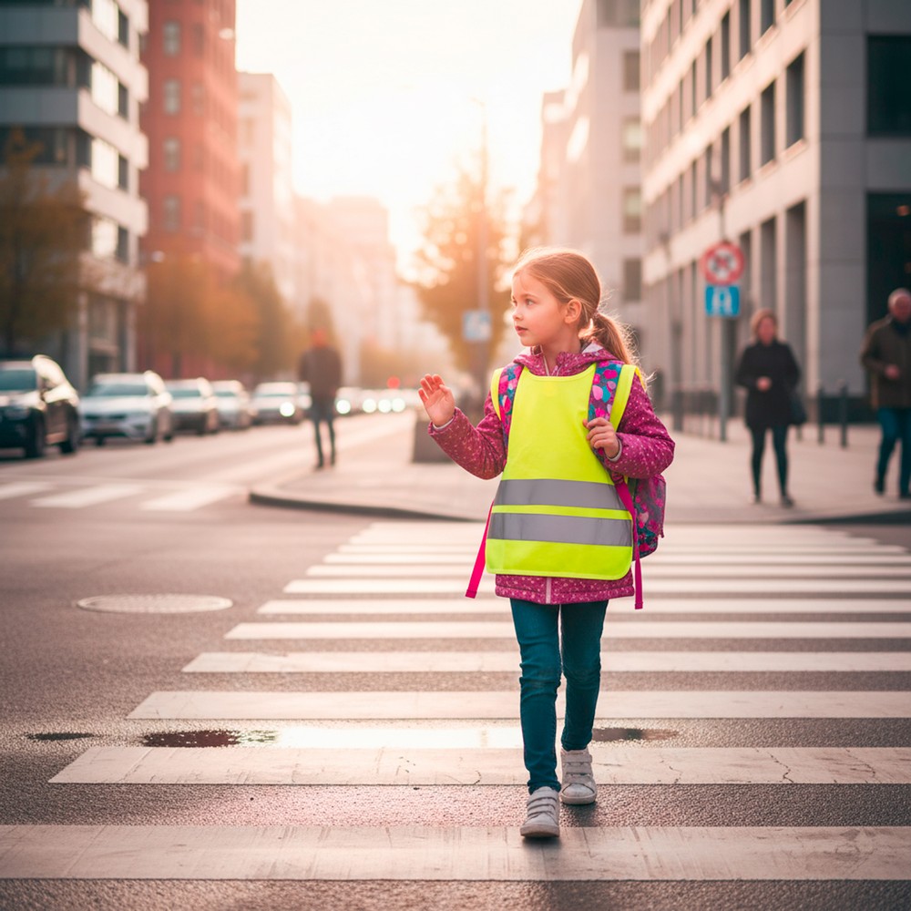 Kamizelka dziecięca odblaskowa | Nestana P135063X