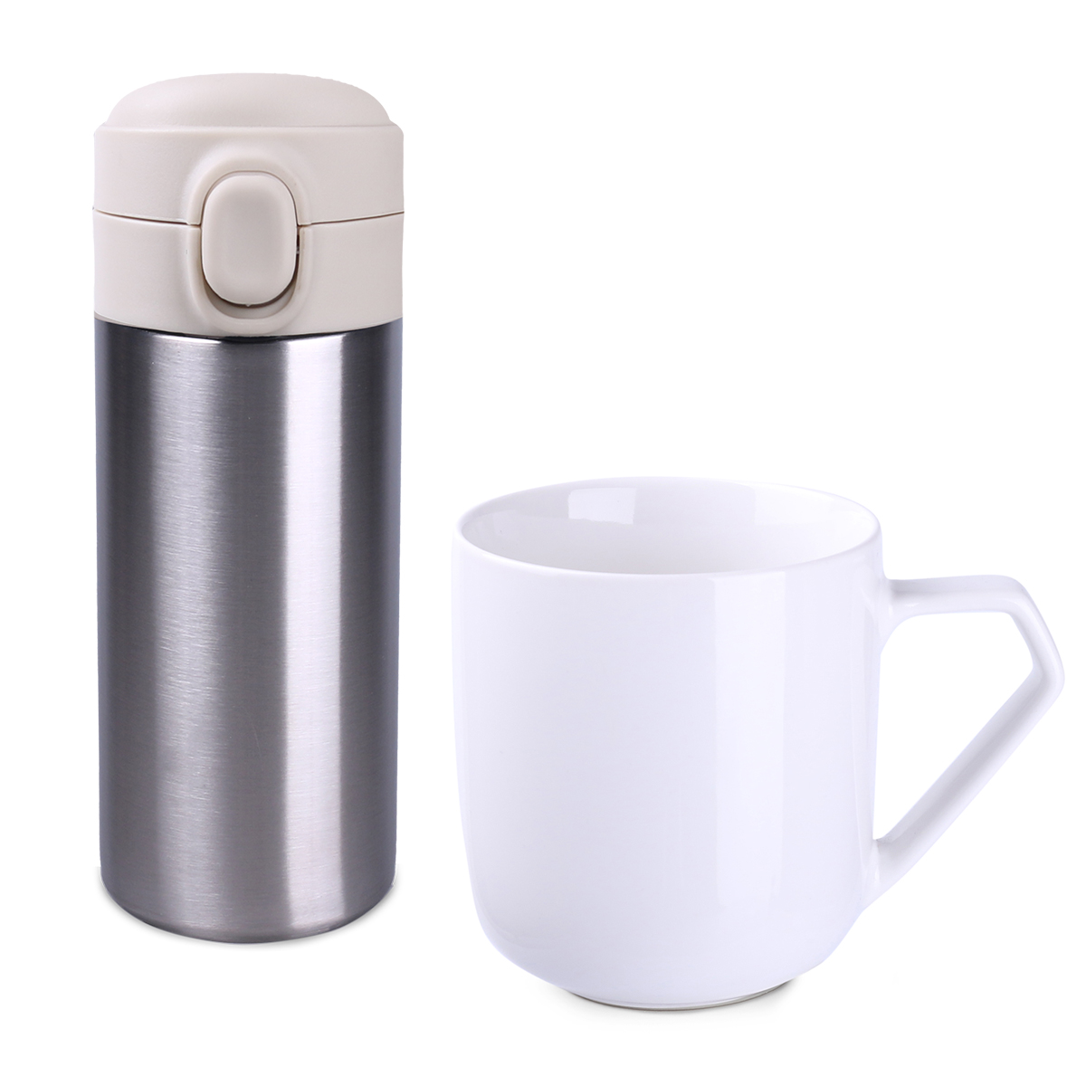 Warm Companion 330 ml P134718M srebrny / creamy