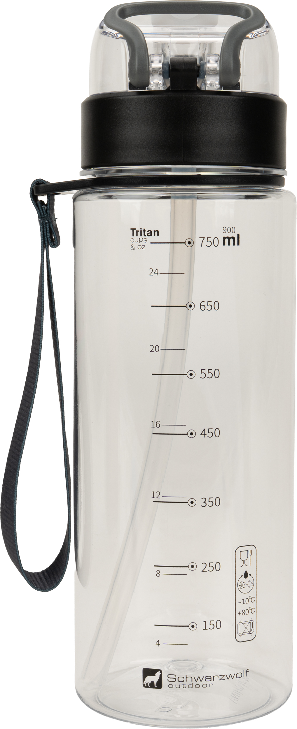 Butelka z tritanu 850 ml SEYHAN Schwarzwolf P135095K