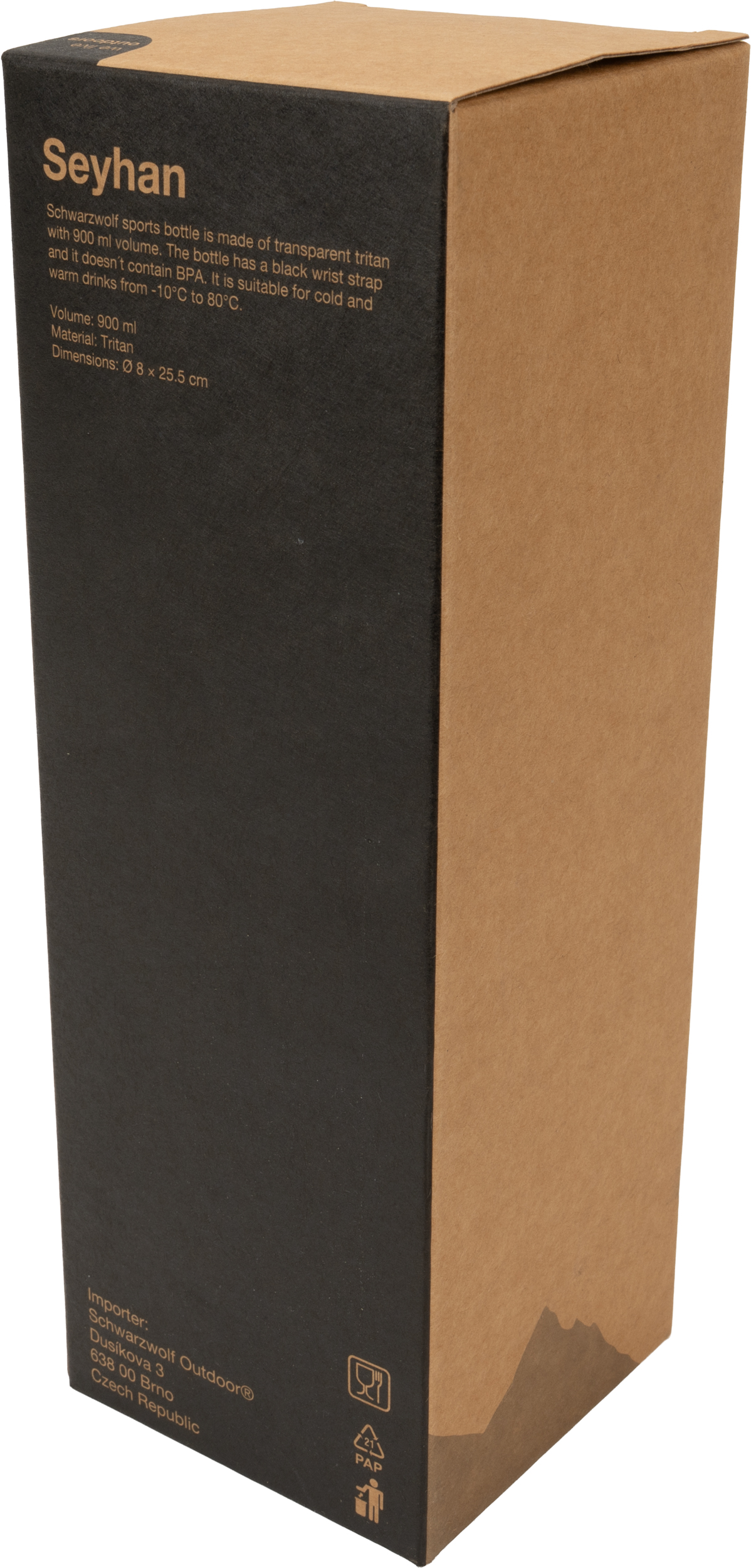 Butelka z tritanu 850 ml SEYHAN Schwarzwolf P135095K