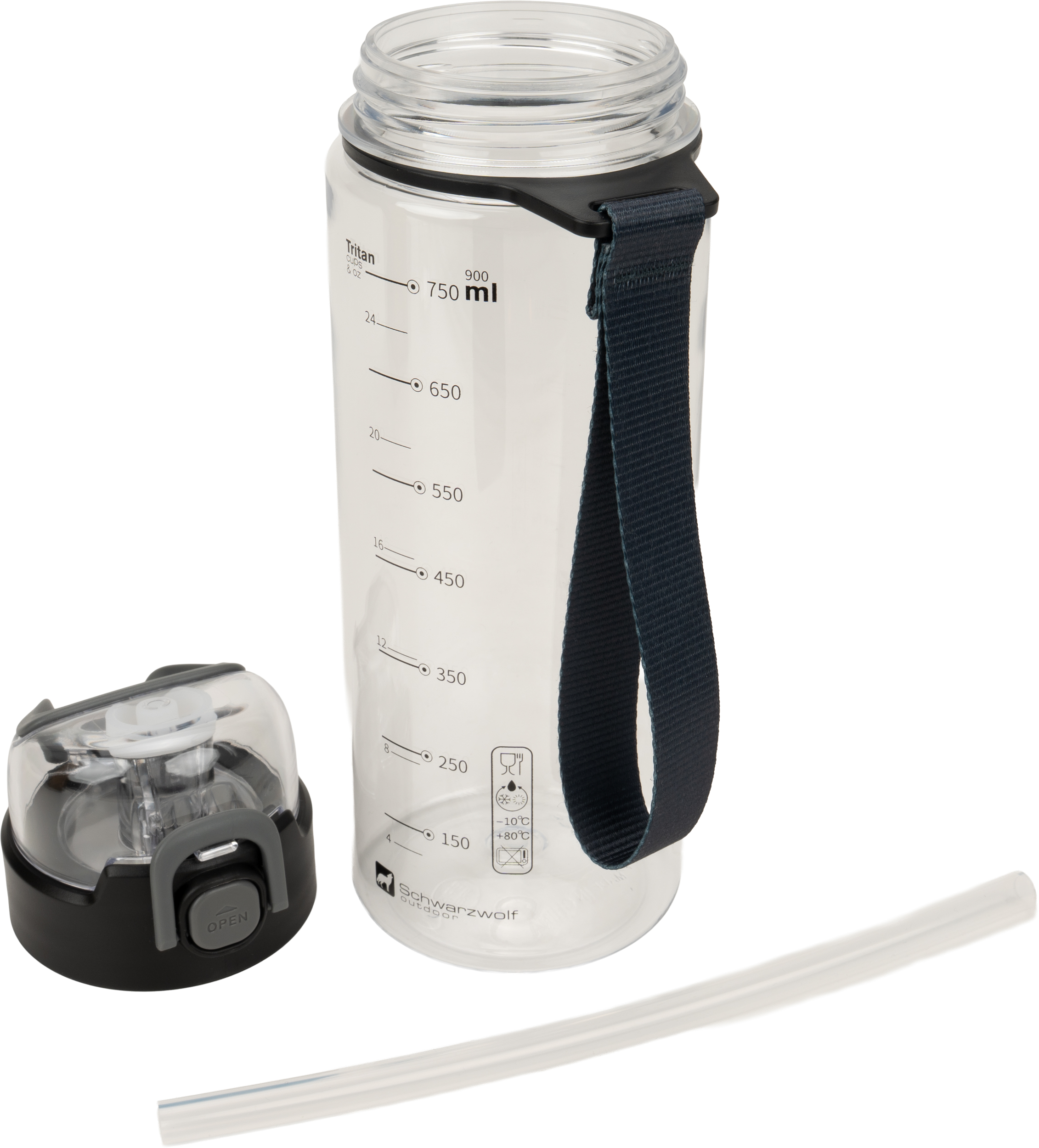 Butelka z tritanu 850 ml SEYHAN Schwarzwolf P135095K