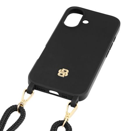 Etui na iPhonea 16 Double B Czarno-złote P134528P 3 Etui na iPhonea 16 Double B Czarno-złote P134528P