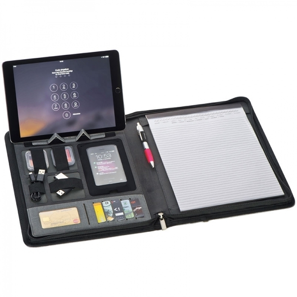 Folder A4 z power bankiem 5000 mAh ELDA P133262G 3 Folder A4 z power bankiem 5000 mAh ELDA P133262G