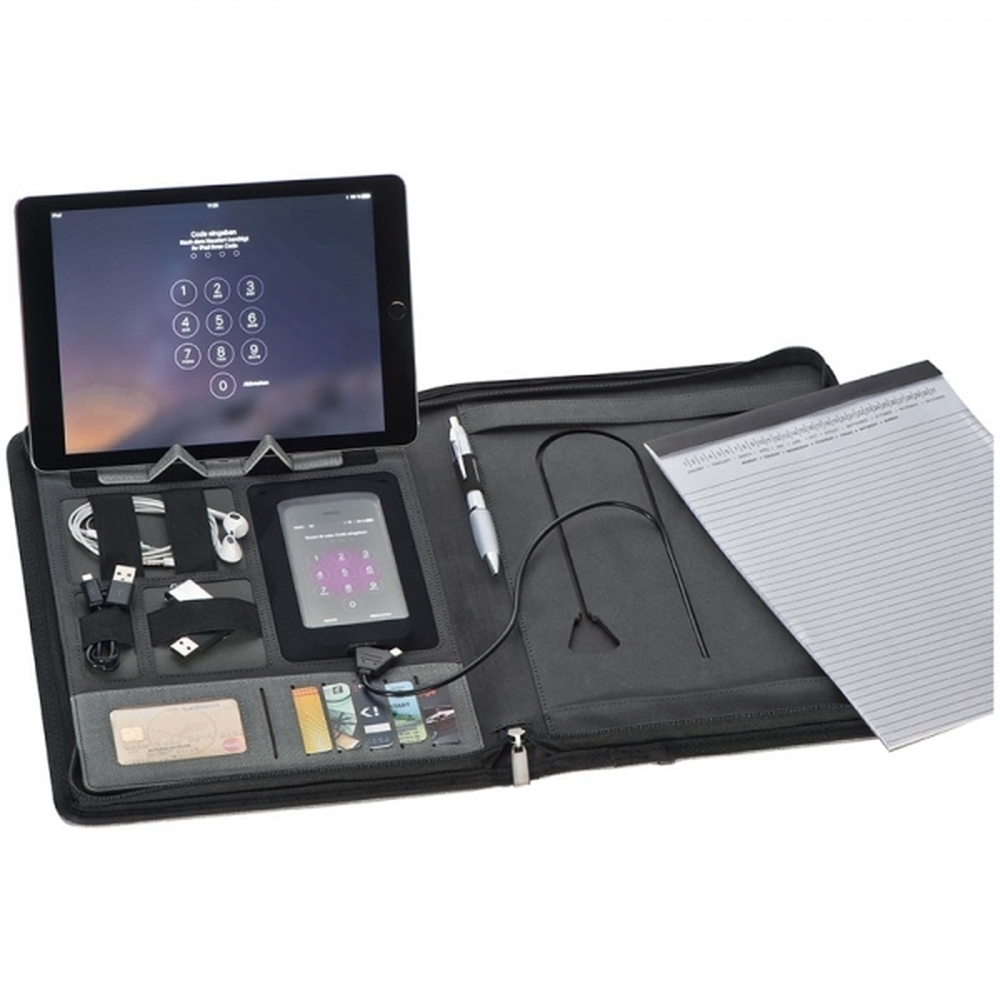 Folder A4 z power bankiem 5000 mAh ELDA P133262G 4 Folder A4 z power bankiem 5000 mAh ELDA P133262G