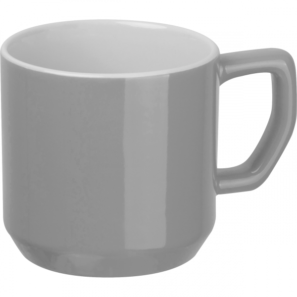 Kubek ceramiczny KYIV 330 ml P133451G szary