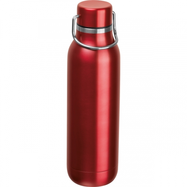 Stalowa butelka na wodę BORGHOLM 600 ml P133411G czerwony