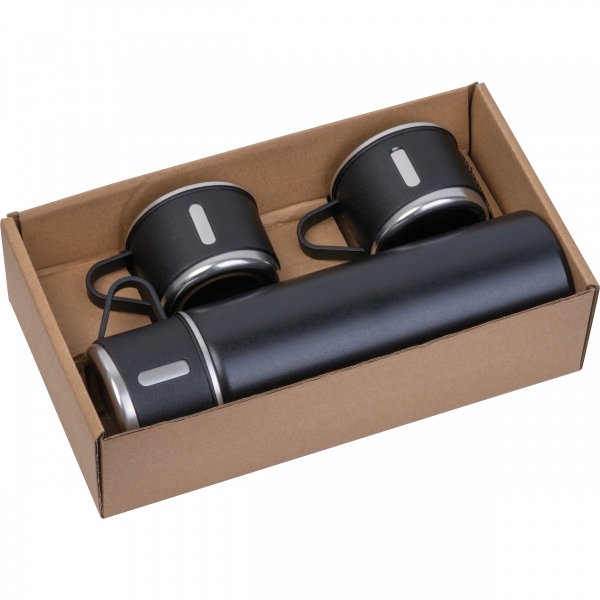 Termos z kubkami ICELAND 400 ml P133425G 2 Termos z kubkami ICELAND 400 ml P133425G