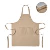 Fartuch bawełna org. 240gr/m² P122432O sznur
