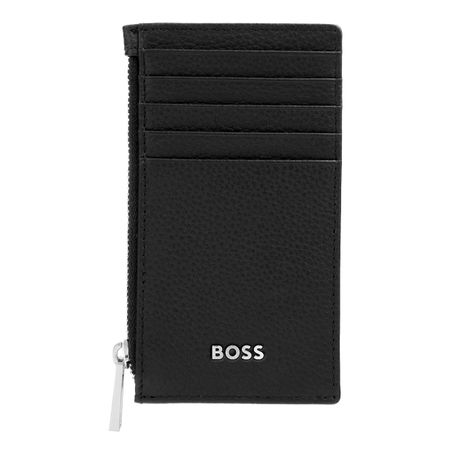 Portfel na karty z zamkiem Classic Grained Black P134546P 6 Portfel na karty z zamkiem Classic Grained Black P134546P