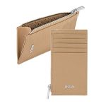 Portfel na karty z zamkiem Classic Grained Camel P134548P