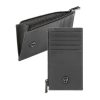 Portfel na karty z zamkiem Double B Saffiano Grey P134551P 1 Portfel na karty z zamkiem Double B Saffiano Grey P134551P