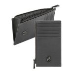 Portfel na karty z zamkiem Double B Saffiano Grey P134551P