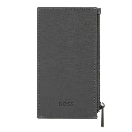 Portfel na karty z zamkiem Double B Saffiano Grey P134551P 2 Portfel na karty z zamkiem Double B Saffiano Grey P134551P