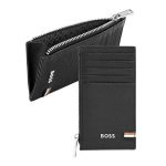 Portfel na karty z zamkiem Iconic Black P134549P