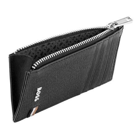 Portfel na karty z zamkiem Iconic Black P134549P
