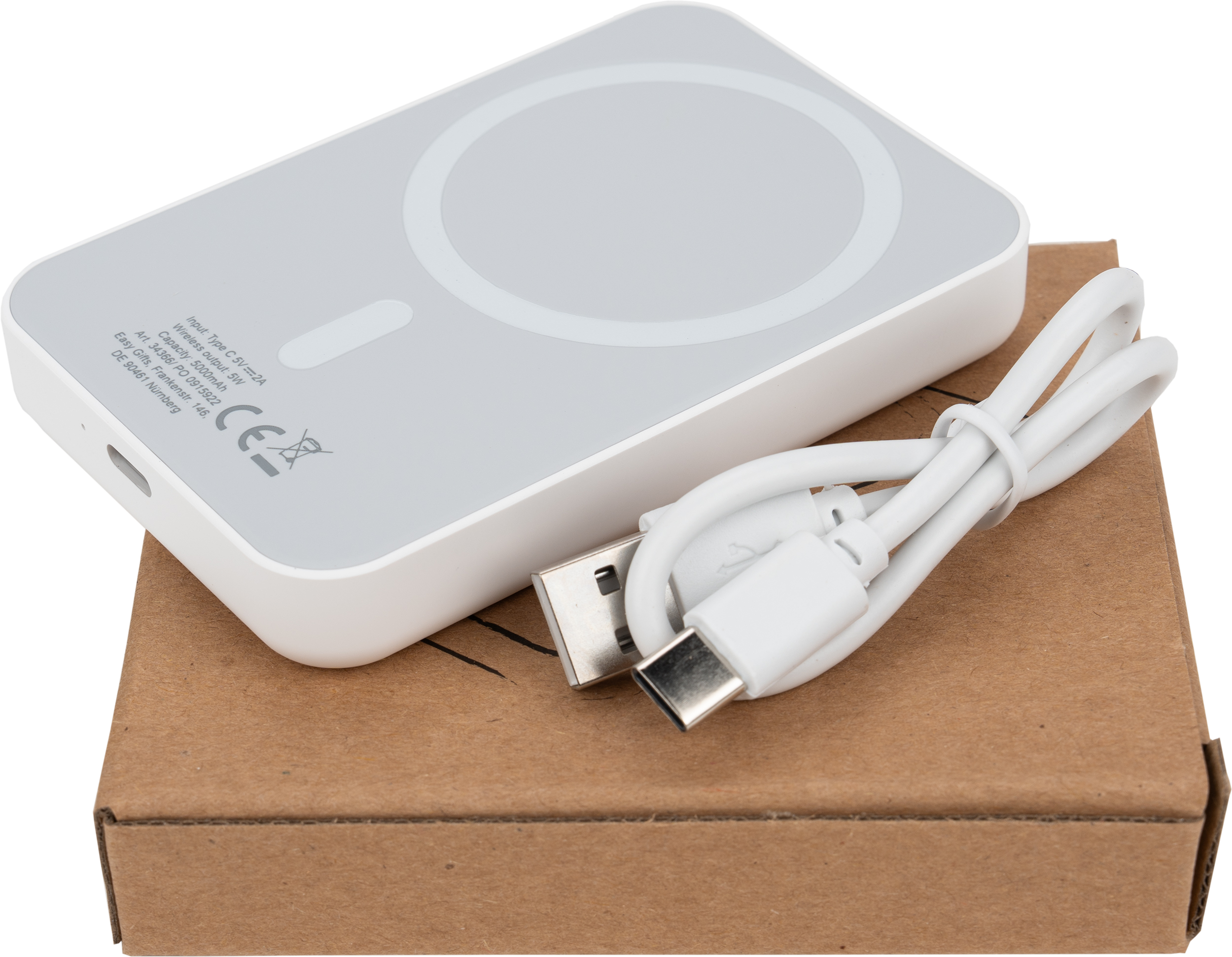 Power bank 5000 mAh z ładowarką indukcyjną WELS P133398G