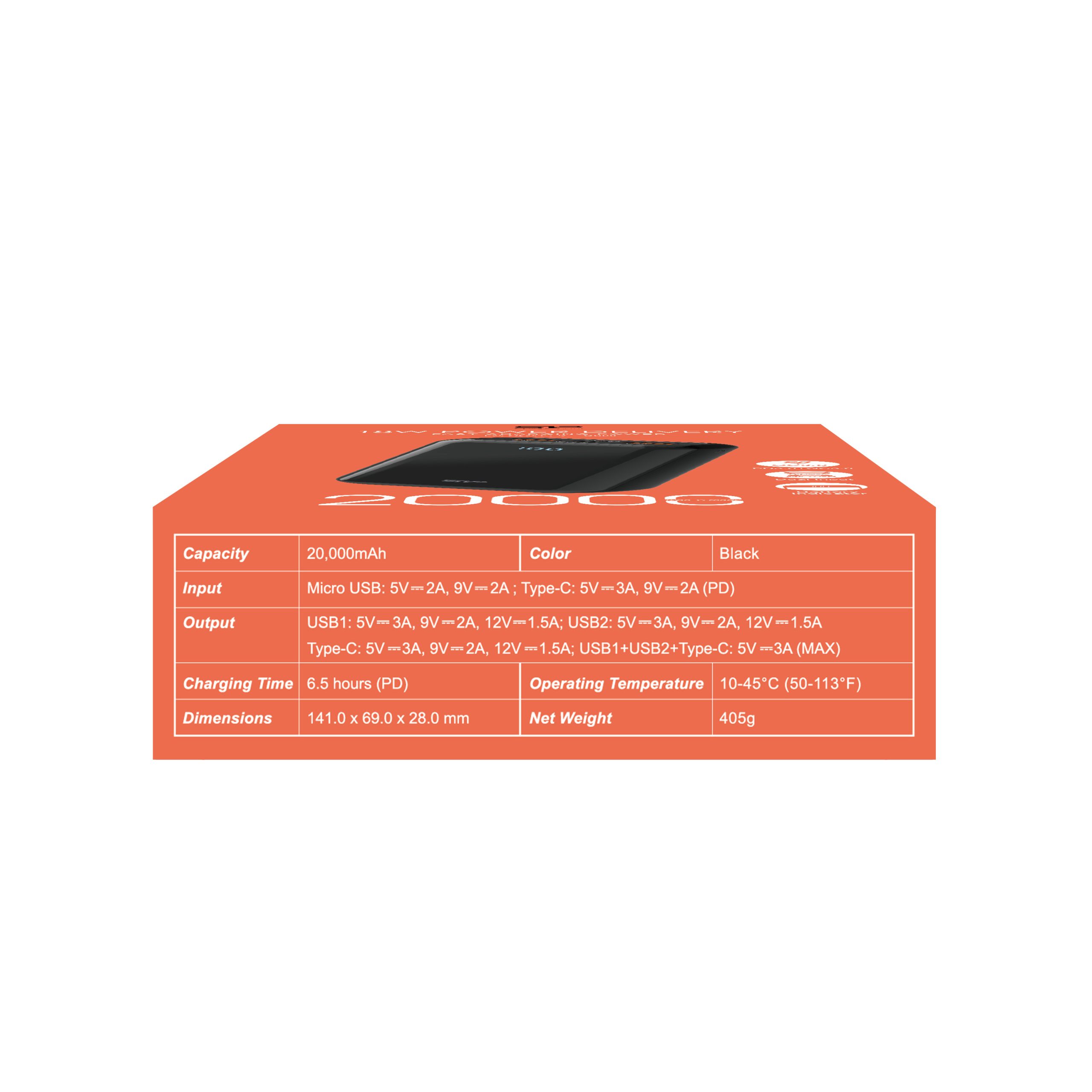 Power bank QS28 20000 mAh Silicon Power P133385G