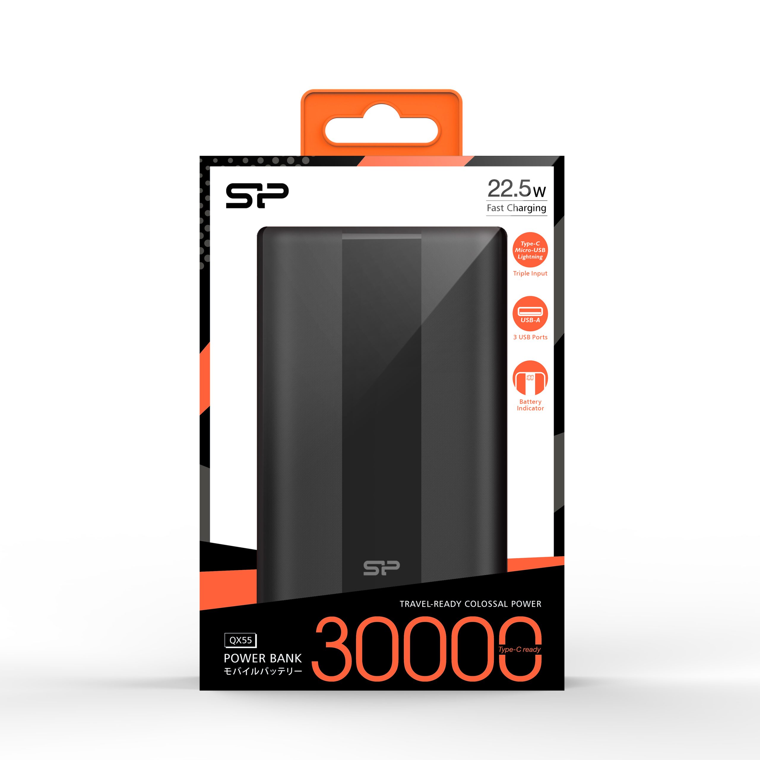 POWER BANK QX55 30000 MAH SILICON POWER P088674G