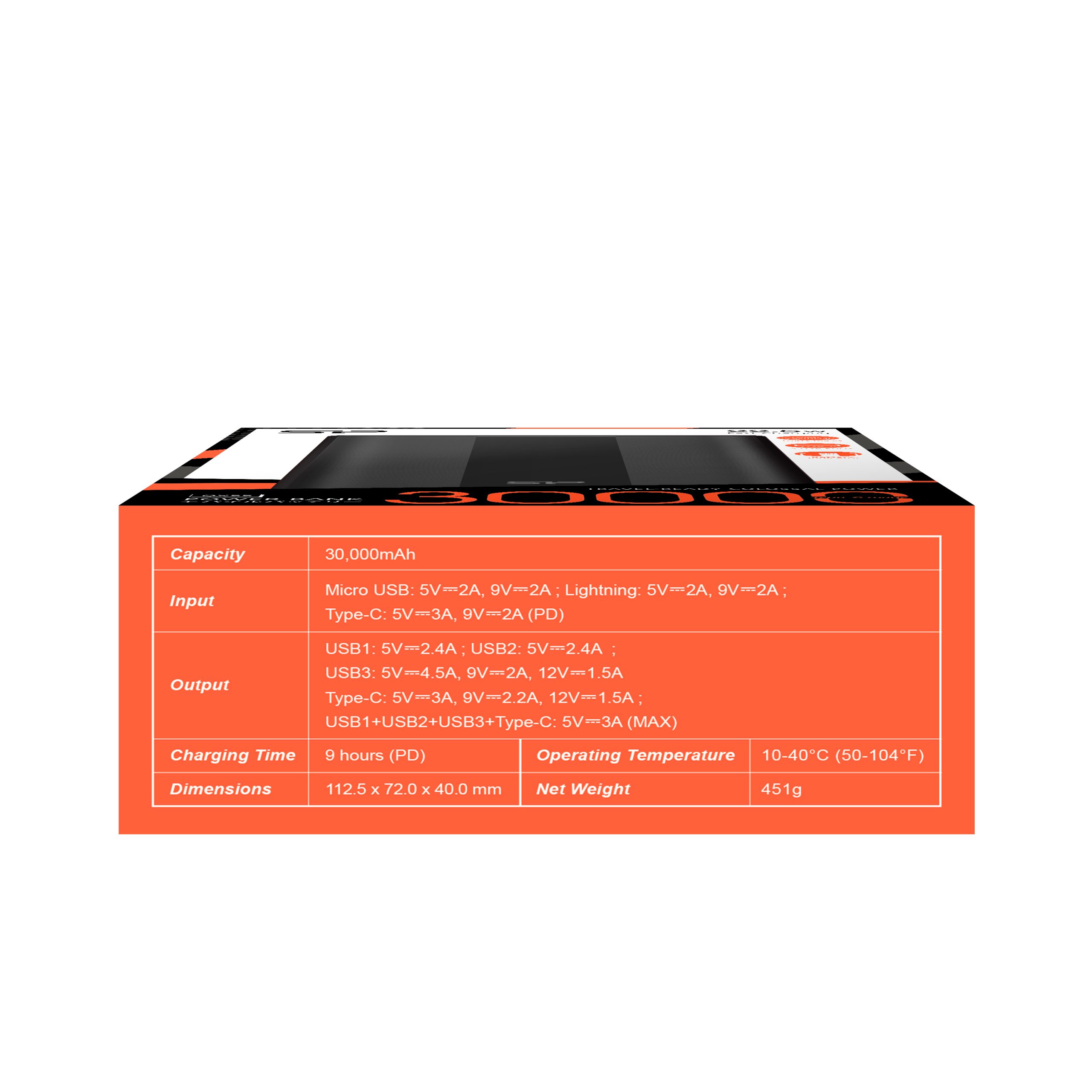 POWER BANK QX55 30000 MAH SILICON POWER P088674G