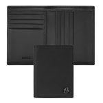 Składany portfel na karty Double B Saffiano Black P134538P