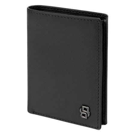 Składany portfel na karty Double B Saffiano Black P134538P 3 Składany portfel na karty Double B Saffiano Black P134538P