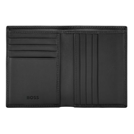 Składany portfel na karty Double B Saffiano Black P134538P 4 Składany portfel na karty Double B Saffiano Black P134538P