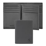 Składany portfel na karty Double B Saffiano Grey P134541P