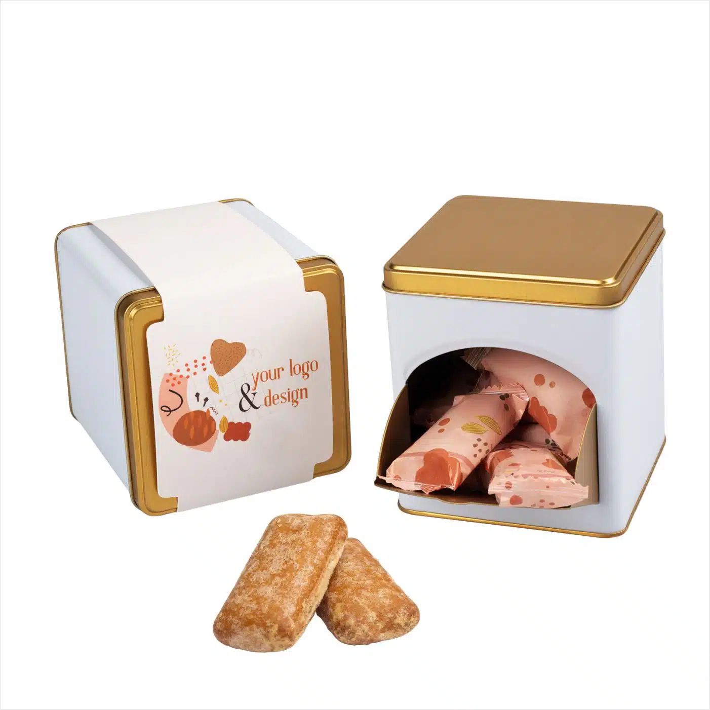 TORUŃSKIE PIERNIKI – PIERNIKI Z LOGO W METALOWEJ SKRZYNECZCE P136774Z SL-0042T