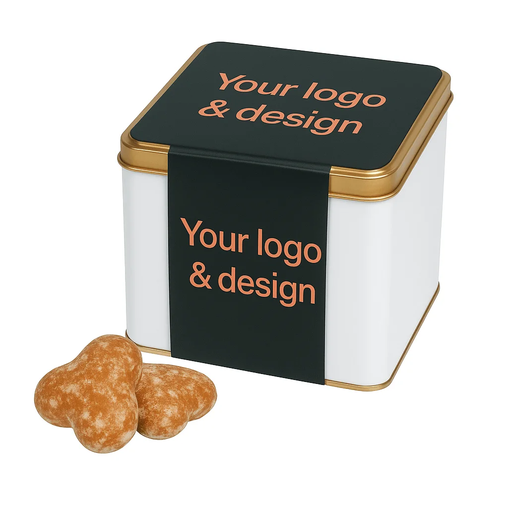 TORUŃSKIE PIERNIKI – PIERNIKI Z LOGO W METALOWEJ SKRZYNECZCE P136774Z