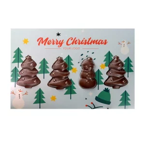 ZESTAW CZEKOLADEK ŚWIĄTECZNA KARTKA Z CHOINKAMI Xmas P137362Z SL-0103/Xmas