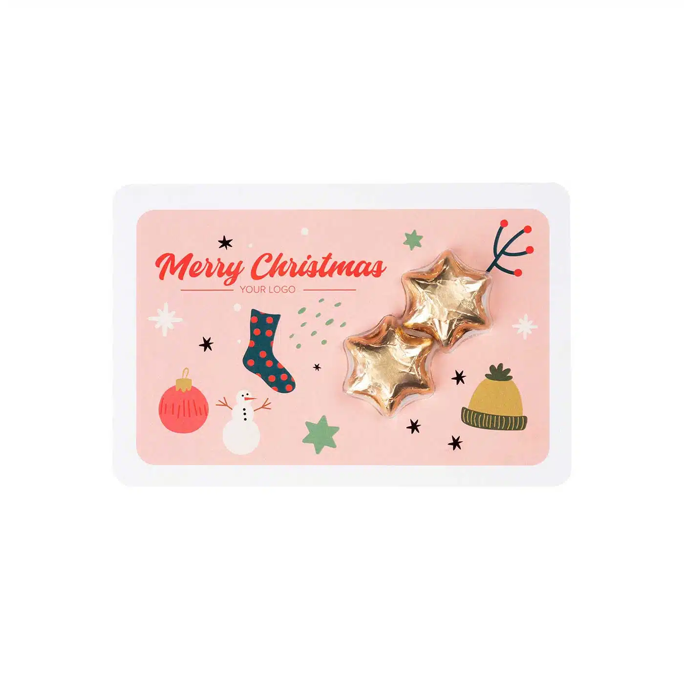 ZESTAW CZEKOLADEK PROMO CARD GWIAZDKI Xmas P137289Z SL-0159/Xmas