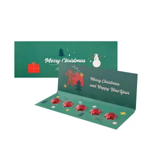 ZESTAW CZEKOLADEK 5 GWIAZDEK KOPERTA P137369Z SL-0165/xmas