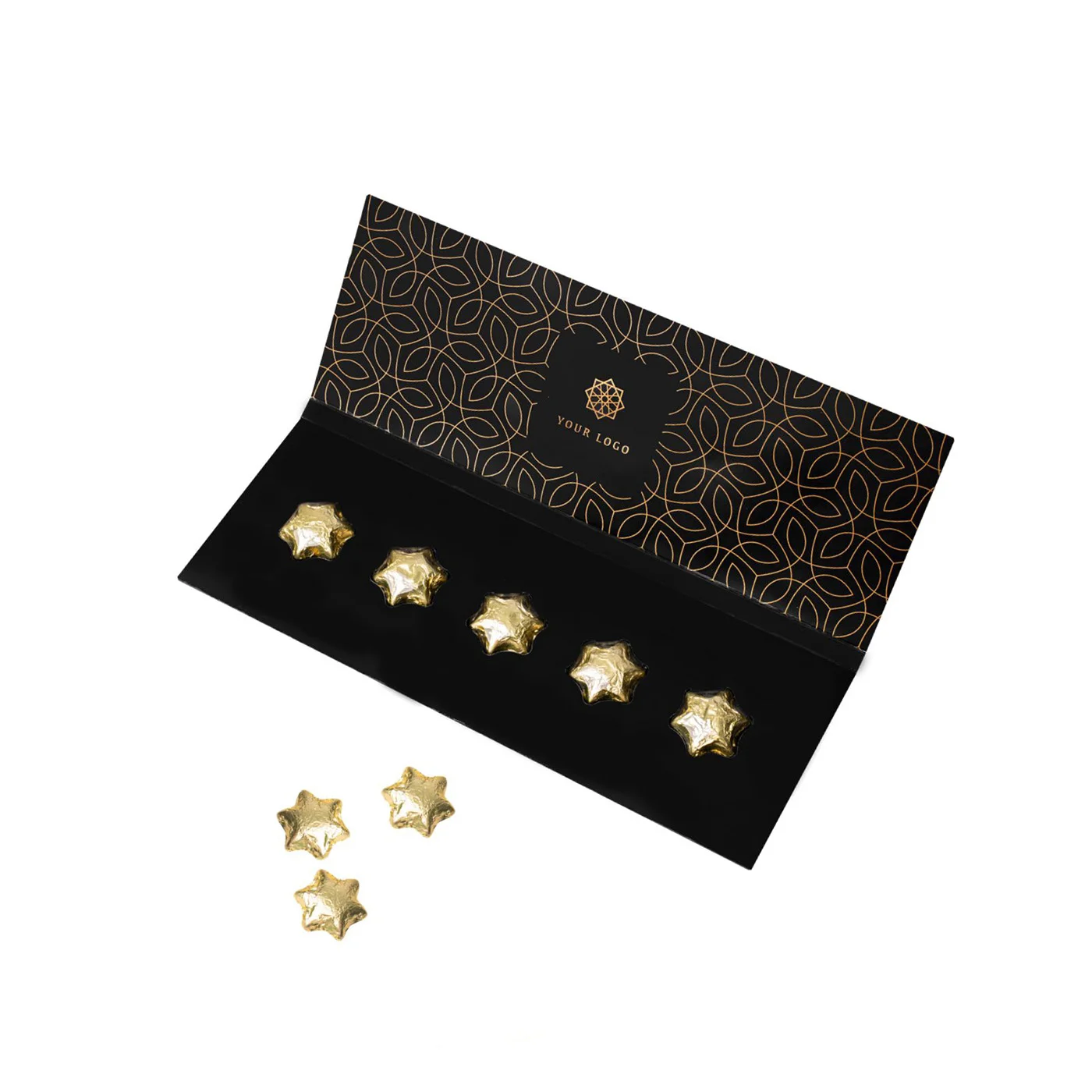 ZESTAW CZEKOLADEK 5 GWIAZDEK KOPERTA P137369Z