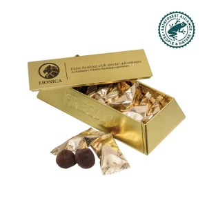 BOMBONIERKA PUSZKA ZŁOTA SZTABA P137180Z SL-0196..