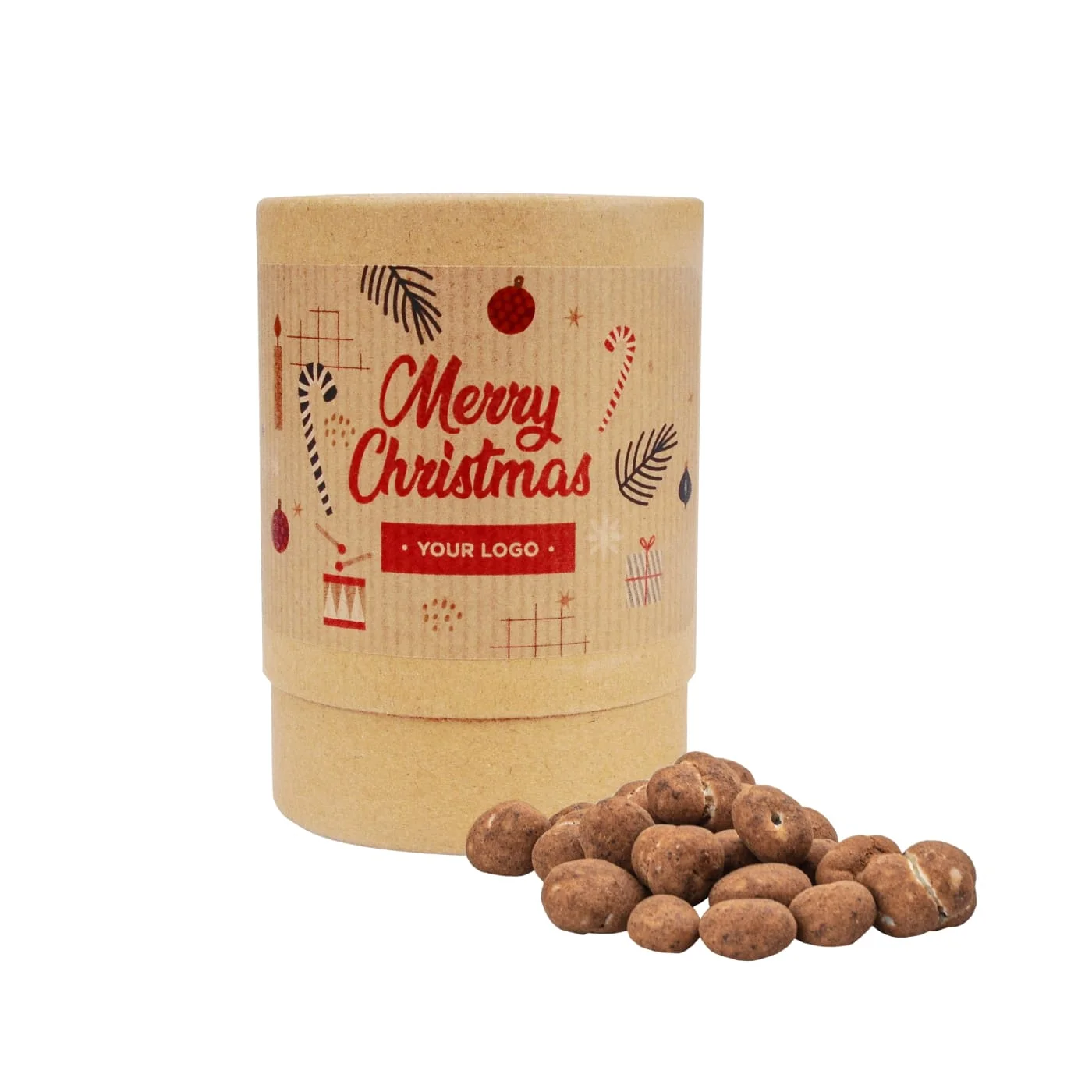 SŁODYCZE REKLAMOWE TUBA KRAFT L Xmas P137363Z SL-0208/Xmas