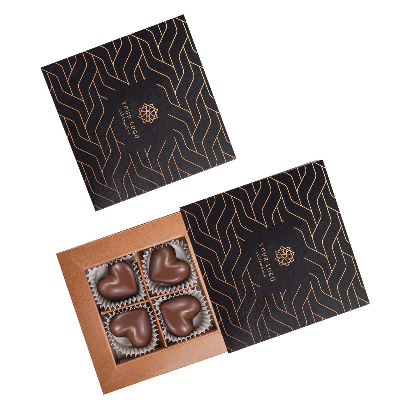 PRALINY VELVET HEARTS QUARTET P136935Z SL-0249