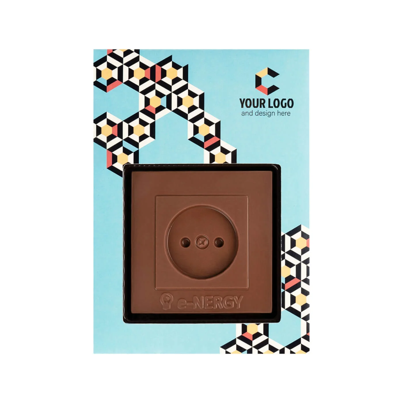 CZEKOLADOWY KSZTAŁT CHOCO4MAT GNIAZDKO ELEKTRYCZNE P136556Z