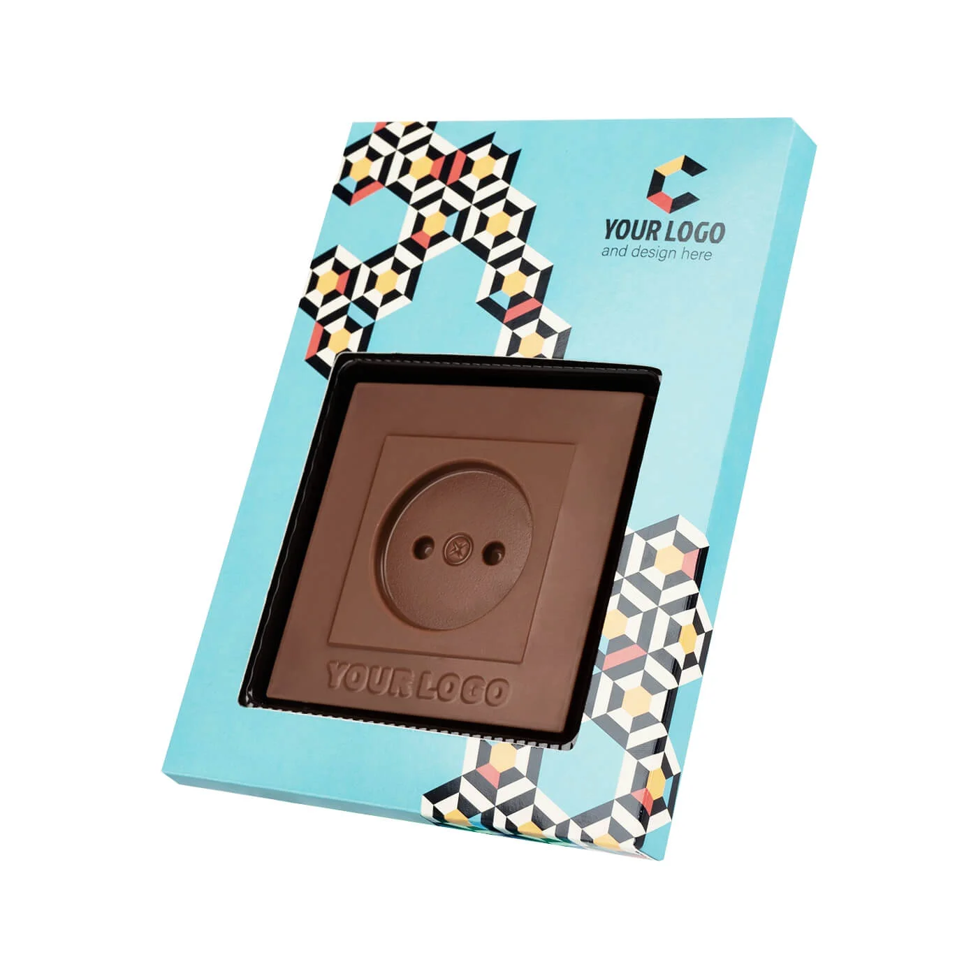 CZEKOLADOWY KSZTAŁT CHOCO4MAT GNIAZDKO ELEKTRYCZNE P136556Z