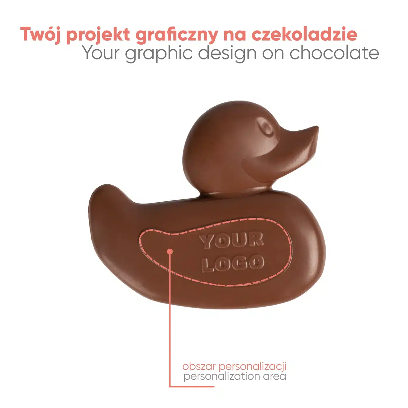 CZEKOLADOWY KSZTAŁT CHOCO4MAT KACZKA P136557Z