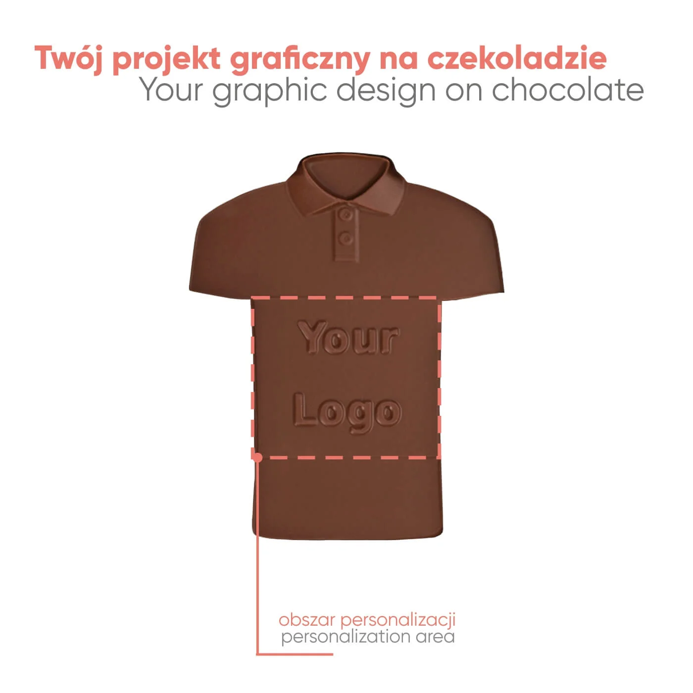 CZEKOLADOWY KSZTAŁT CHOCO4MAT T-SHIRT P136588Z