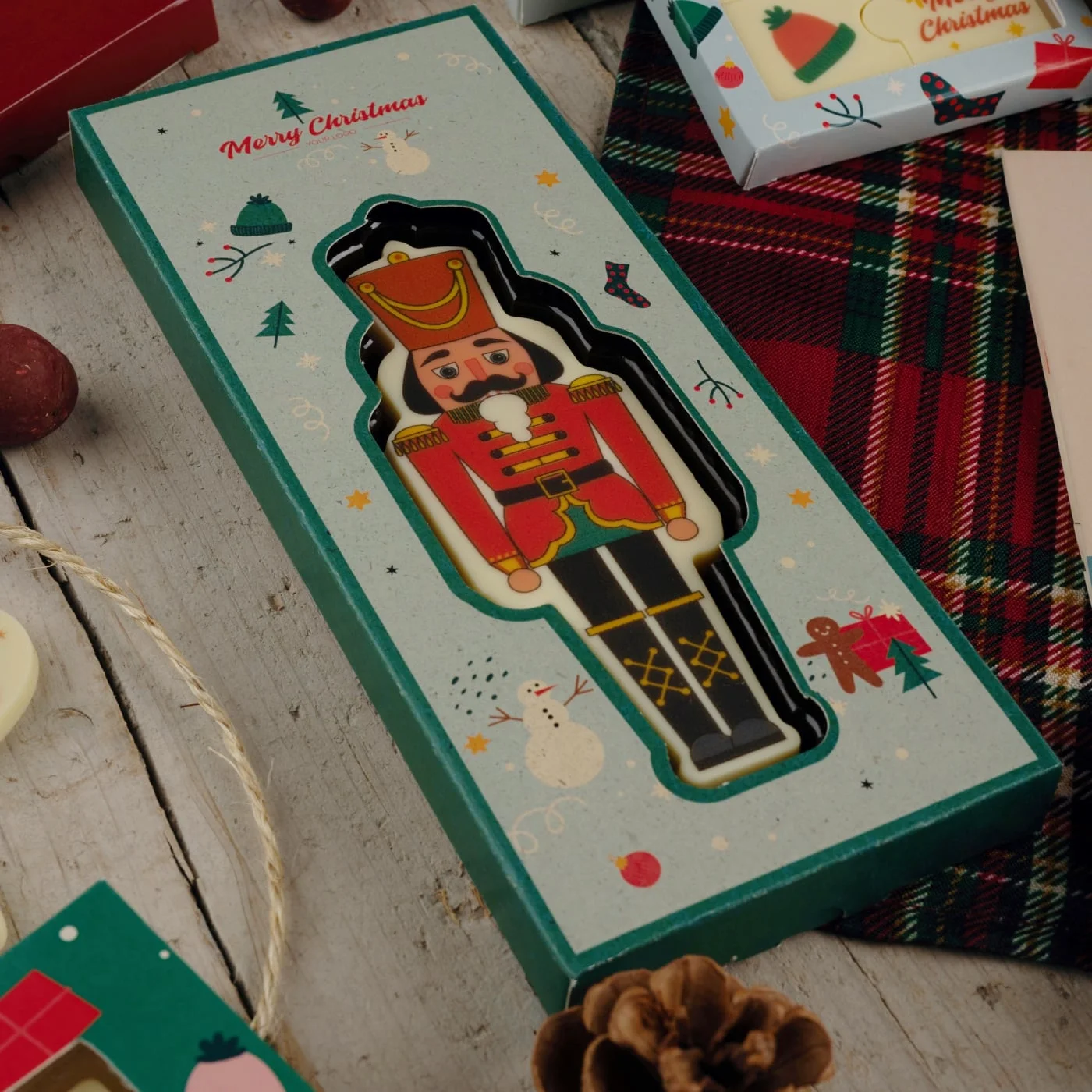 CZEKOLADOWY KSZTAŁT CHOCO4MAT DZIADEK DO ORZECHÓW PRINT P143479Z