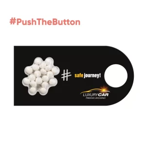 DRAŻETKI PUSH THE BUTTON ZAWIESZKA – HASHTAG P137028Z SL-0340/HASHTAG